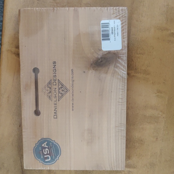 NWT Danielson Designs Everything is beautiful in its time  cedar wall plaque - Picture 2 of 8